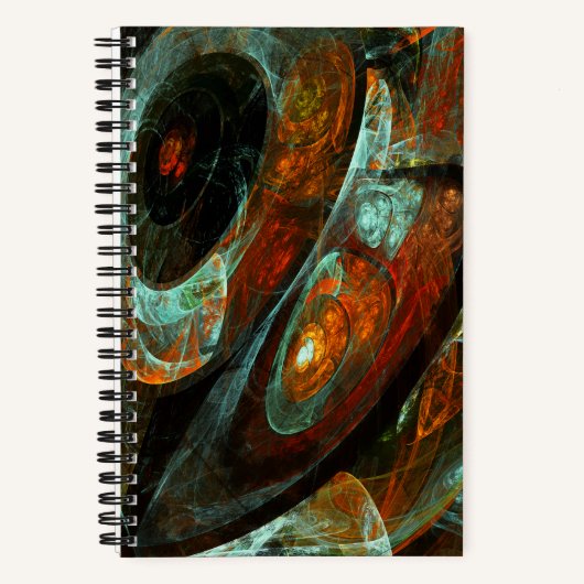 Carnet Fractionner l'art Abstrait (Recto)