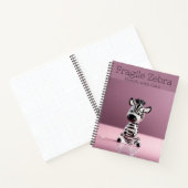 Carnet Fragile Zebra : Manipuler avec soin (Intérieur)