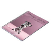 Carnet Fragile Zebra : Manipuler avec soin (Côté gauche)