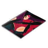 Carnet fragment de peinture moderne acrylique Abstrait. C (Côté gauche)