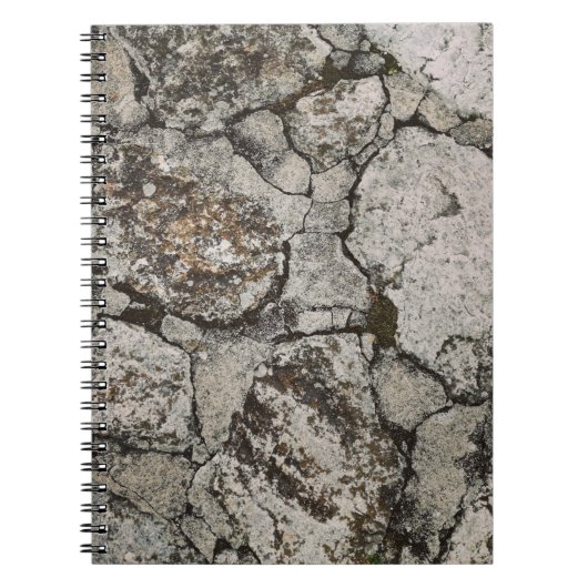 Carnet Fragment de pierre noir et gris (Devant)
