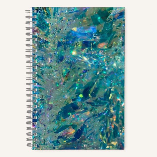 Carnet Fragments Iridescendants : Cascade Cool (Recto)