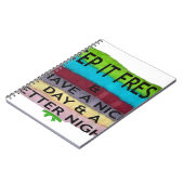 Carnet Fraîche et propre : éclat de couleur pour un nouve (Côté gauche)