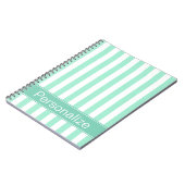 Carnet Fraîches Aqua Personnalisées (Côté gauche)