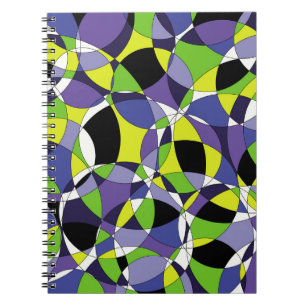Carnet Fraîcheur coloré abstrait motif abstrait, art, g