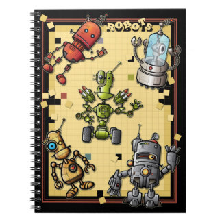 Carnet frais de bande de robot