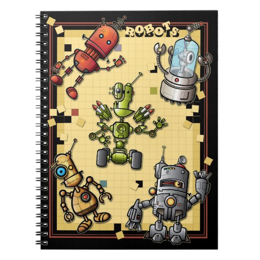 Carnet frais de bande de robot (Devant)