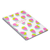 Carnet Fraise blanche (Côté Droit)