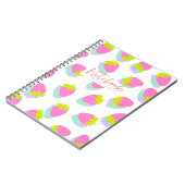 Carnet Fraise blanche (Côté gauche)