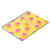 Carnet Fraise jaune (Côté gauche)