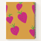Carnet fraise personnalisable (Dos)