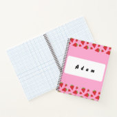 Carnet Fraise personnelle (Intérieur)