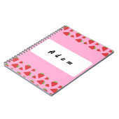 Carnet Fraise personnelle (Côté gauche)