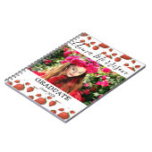 Carnet Fraise Red Garden Gradué (Côté gauche)