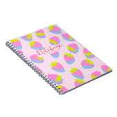 Carnet Fraise rose (Côté Droit)