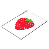 Carnet Fraise rouge (Côté gauche)