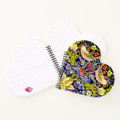 Carnet Fraise Thief Oiseaux William Morris (Intérieur)