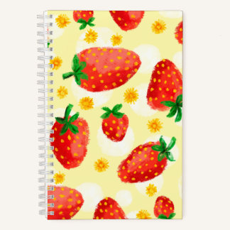 Carnet Fraises et baies éclairées