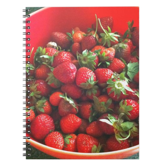 Carnet Fraises, fruits rouges (Devant)
