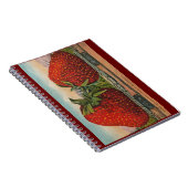 Carnet Fraises Géant Antique Fruit Amusant (Côté Droit)