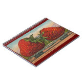 Carnet Fraises Géant Antique Fruit Amusant (Côté gauche)