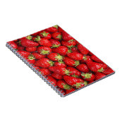 Carnet Fraises rouges brillantes (Côté Droit)