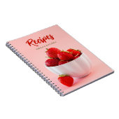 Carnet Fraises rouges fraîches sur recettes de photos ros (Côté Droit)