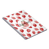Carnet Fraises rouges Fruit   (Côté Droit)