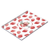 Carnet Fraises rouges Fruit   (Côté gauche)