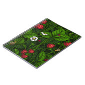 Carnet Fraises sauvages (Côté gauche)