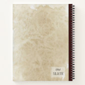 Carnet Fraises vintages sur une ancienne composition papi (Dos)