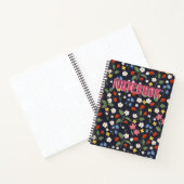 Carnet Framboise à motifs (Intérieur)