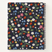 Carnet Framboise à motifs (Dos)