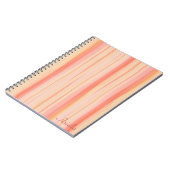 Carnet Framboise orange (Côté gauche)