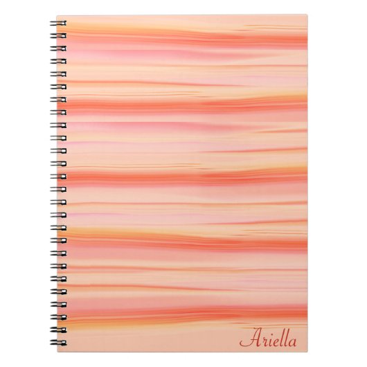 Carnet Framboise orange (horizontal) (Devant)