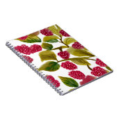 Carnet Framboises Rouges | Fruit Aquarelle (Côté Droit)