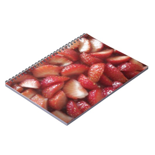 Carnet Framboises, Snack de nourriture saine, Fruits roug (Côté gauche)