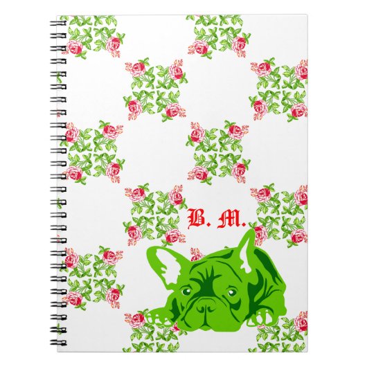 Carnet français Bulldog (Devant)