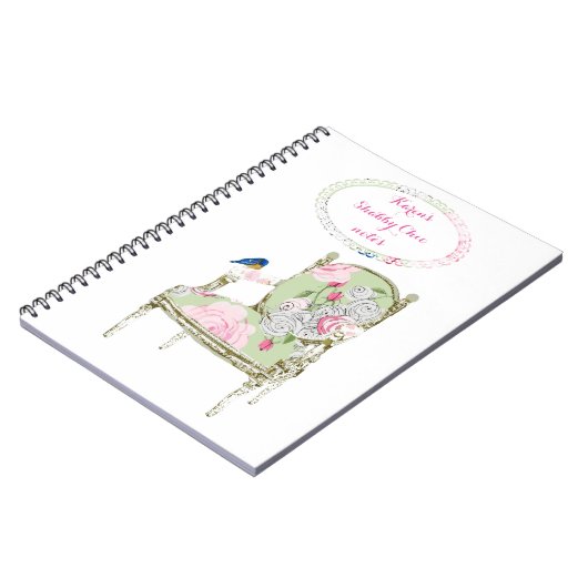 Carnet français chic minable de chaise (Côté gauche)