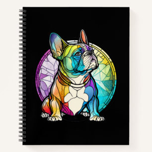 Carnet Français Chien Chien Chien Portrait animal Verre t