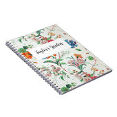 Carnet France 1830 Delicate Floral Botanical Personalized (Côté Droit)