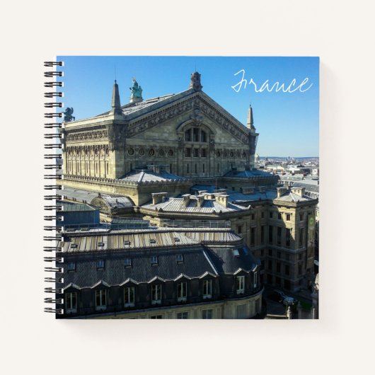 Carnet France Architecture Paris (Devant)