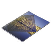 Carnet FRANCE, Paris Reflet, Pyramide. Le Louvre (Côté gauche)