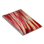 Carnet Frange de plume Fuchsia (Côté Droit)