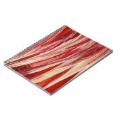 Carnet Frange de plume Fuchsia (Côté gauche)
