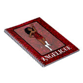 Carnet Frange rouge danseur #1 (Côté Droit)