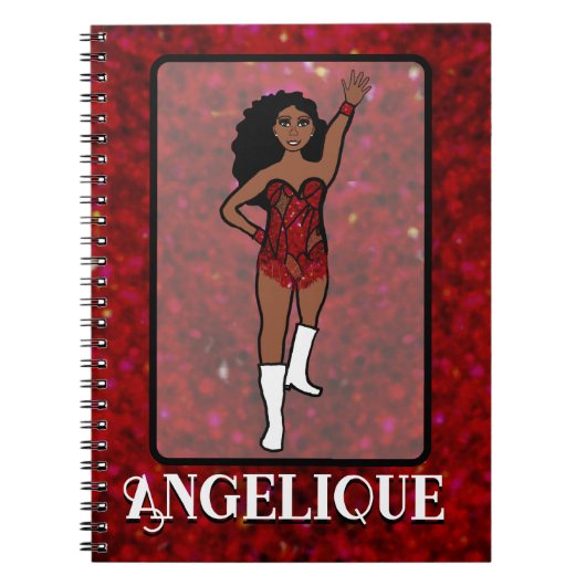 Carnet Frange rouge danseur #1 (Devant)