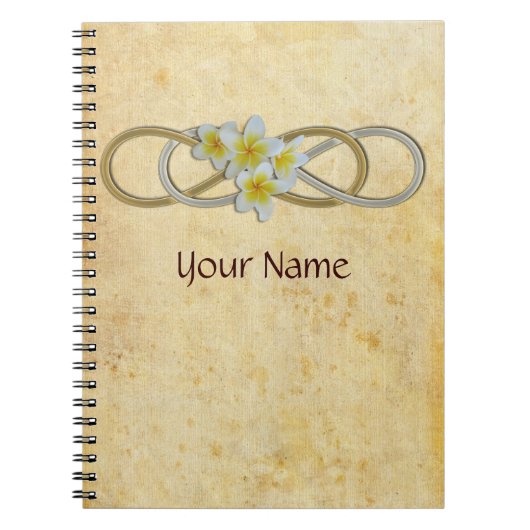 Carnet Frangipani double infinité BiColor (Devant)