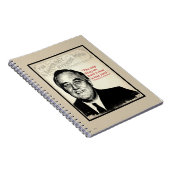 Carnet Franklin D. Citation de Roosevelt (Côté Droit)
