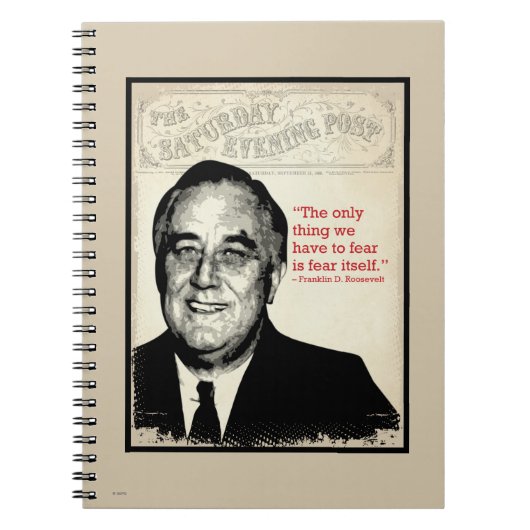 Carnet Franklin D. Citation de Roosevelt (Devant)